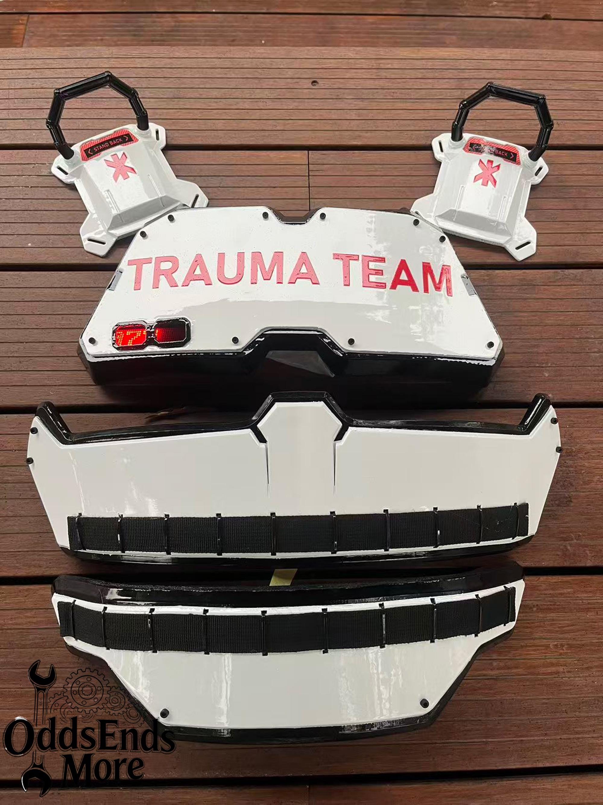 Cyberpunk 2077 Trauma Team Set Accessories| 3D Printed Chest Plate