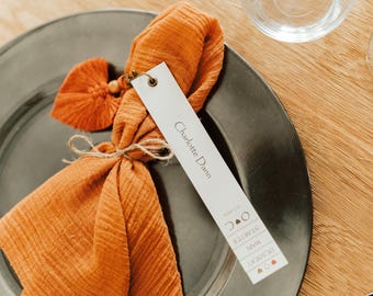 Elegant Small Fan Menu | Layered Occasion Menu Card | Customizable Design for Weddings & Events