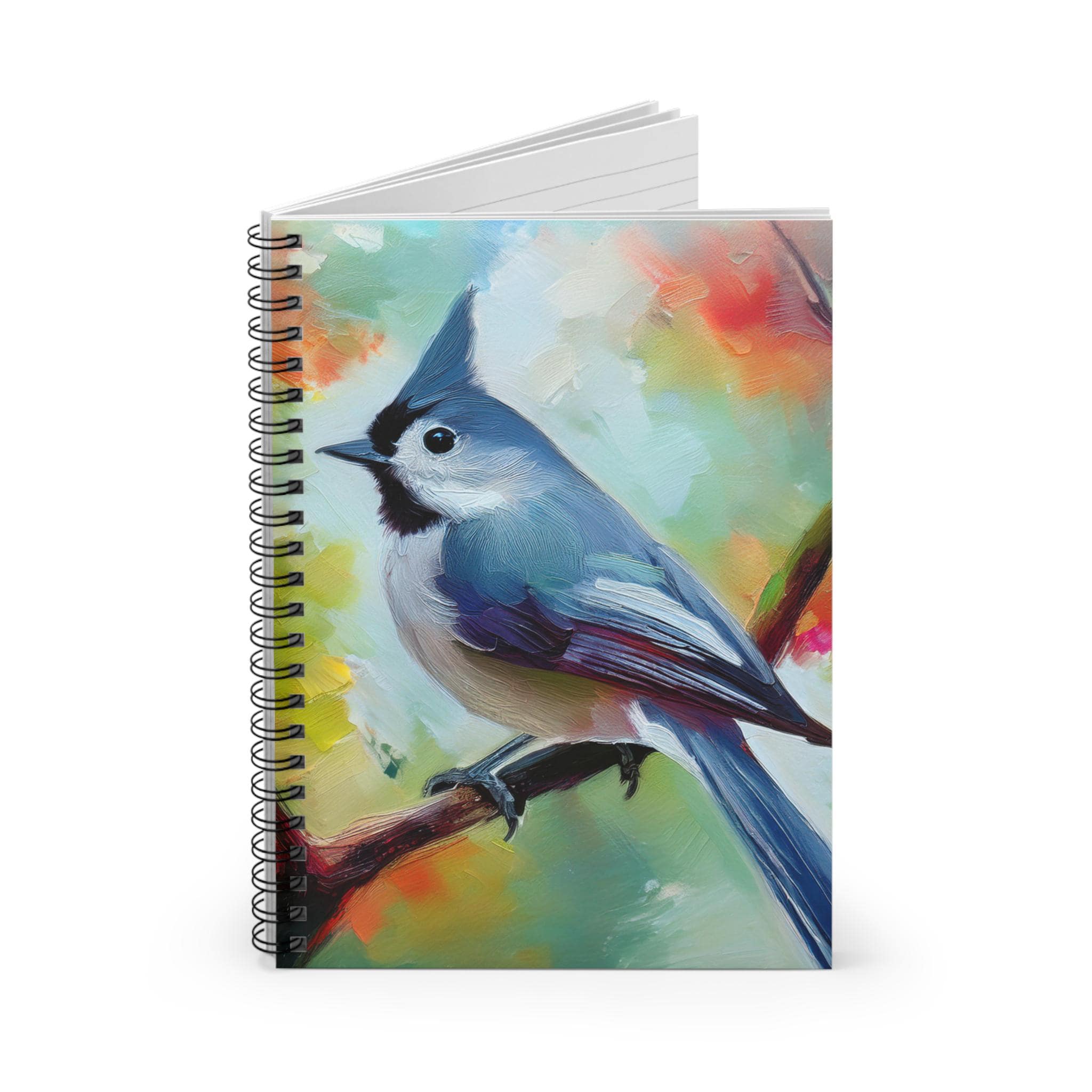 Tufted Notebook Tufted Titmouse Bird Spiral Notebook: American Birds Journal - Etsy