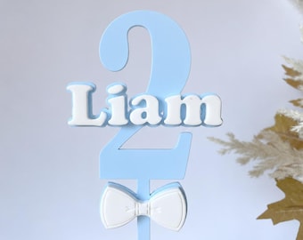 Personalized Acrylic Name Cake Topper | Custom Birthday Party Decor