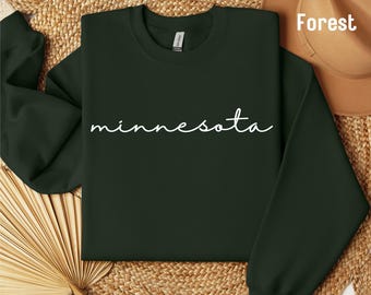 Minnesota Sweatshirt, North Star State, MN Sweatshirt, Lake Life, Minnesota Shirt, MN Shirt, Twin Cories, Cabin Apparel, Minnesota Geschenk