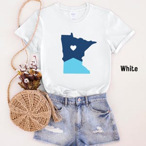 Ik sta met Minnesota, steun het politieke protest van Minnesota, vlag van de staat Minnesota, Minnesota Rebel Loon, FDT, Resist-shirt, MN State Pride