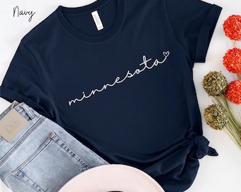 Minnesota Bella Canvas Tshirt, Uffda, North Star State, Boundary Waters, MN Shirt, Minnesota Bekleidung, Minnesota Pride, Duluth, Twin CIties