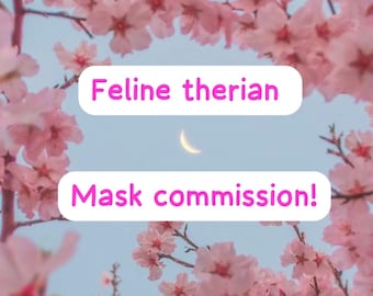 Feline therian mask commissions! READ DESCRIPTION & PHOTOS|Cat mask | Animal mask | therian mask | Costumes | High quality | Furry | Cosplay