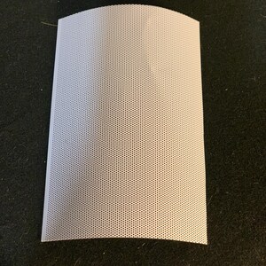 white eye mesh, 15cm by 10cm, paintable, bendable, see through