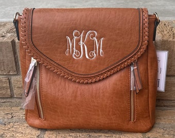 Personalized crossbody, monogrammed purse, conceal bag