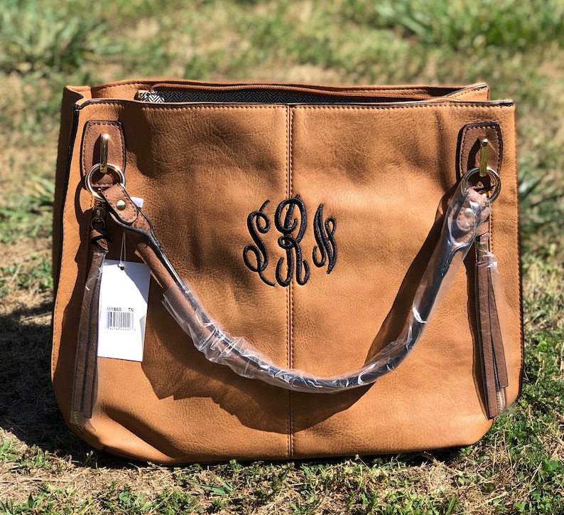 Side Pocket Purse personalized purse monogram purse ladies Etsy