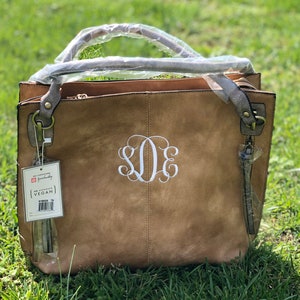 Monedero con bolsillo lateral, monedero personalizado, monedero con monograma, monedero de mujer, bolso de mano oculto
