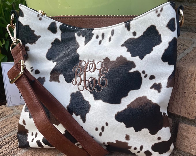 Pig Hand Drawn Pattern Print Crossbody Bags