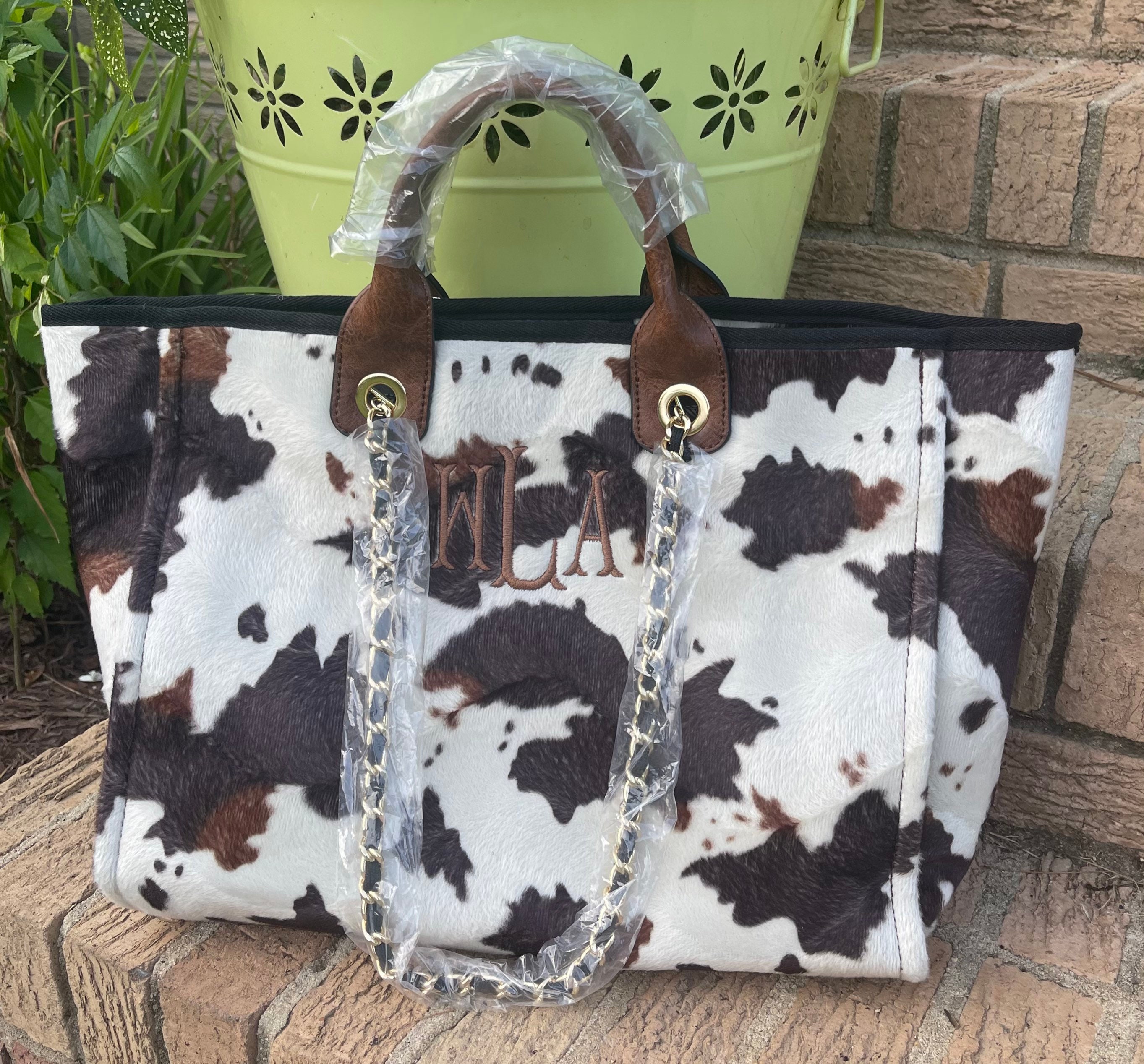 Faux Cowhide Fold Over Clutch / Faux Leather Handbag / Western Clutch /  Brown Cow Handbag / Cow Print Purse - Etsy