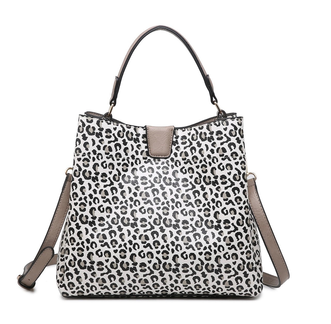 Cheetah khaki hobo purse personalized cheetah bag Etsy