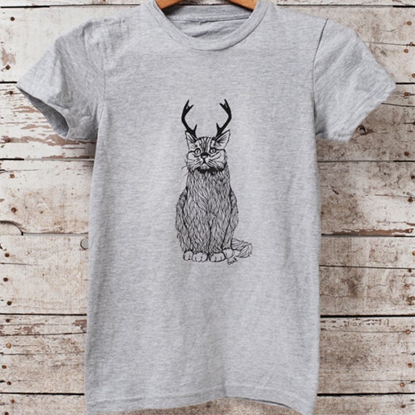 ON SALE - Being discontinued - Limited stock - The Original Wild Cat-a-lope - womens t-shirt - by Simka Sol