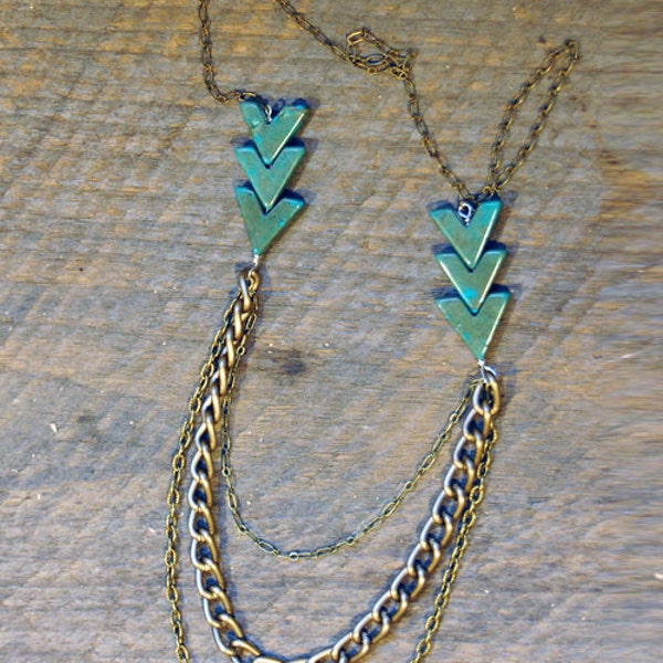 Arrow Necklace by Bark Decor- 1 left