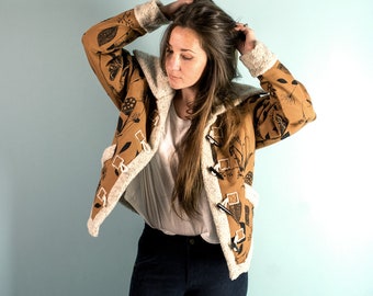 Marty Shearling Jacket - camel