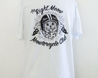 Meowtorcycle Club - vintage unisex t-shirt