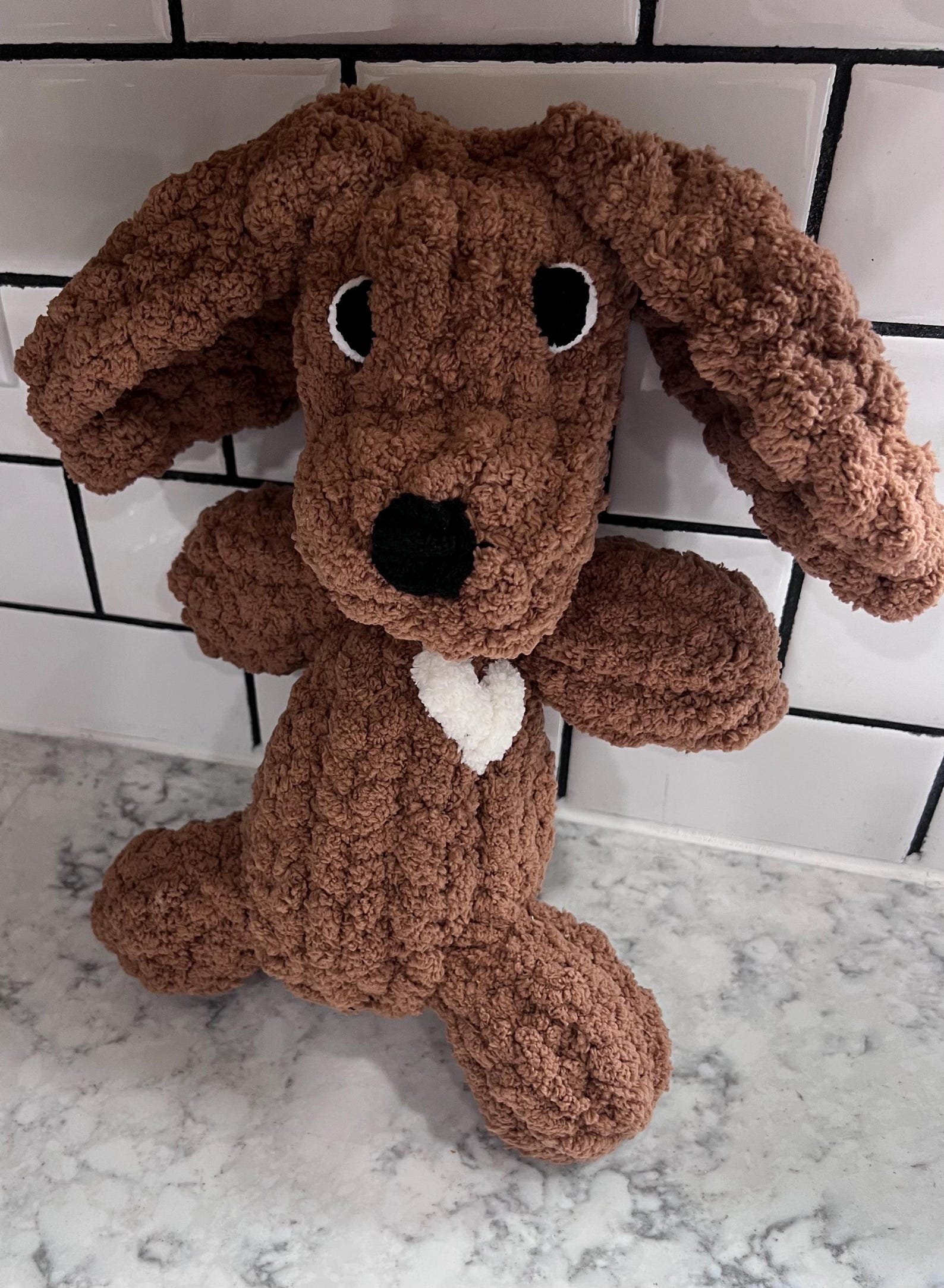 Hand Knit Buddy the Basset Hound Puppy Dog Pattern With Video Tutorial ...