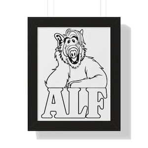 ALF Art Print - Custom– Retro 80s TV Show Inspired Design