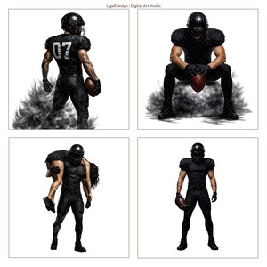moralisch grau American Football Clipart PNG dunkel Romantik Kunst Motorrad Antiheld Fantasy Bösewicht Ästhetik BookTok inspiriert Bösewicht Ära Bild 7