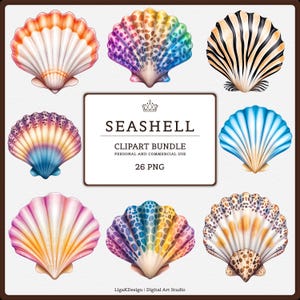 Pastell Muschel Clipart PNG, Küstenmuschel Strand Ozean Clipart, Tropische Blumenschale Sommerferien Sublimation Nautisches Design Digital