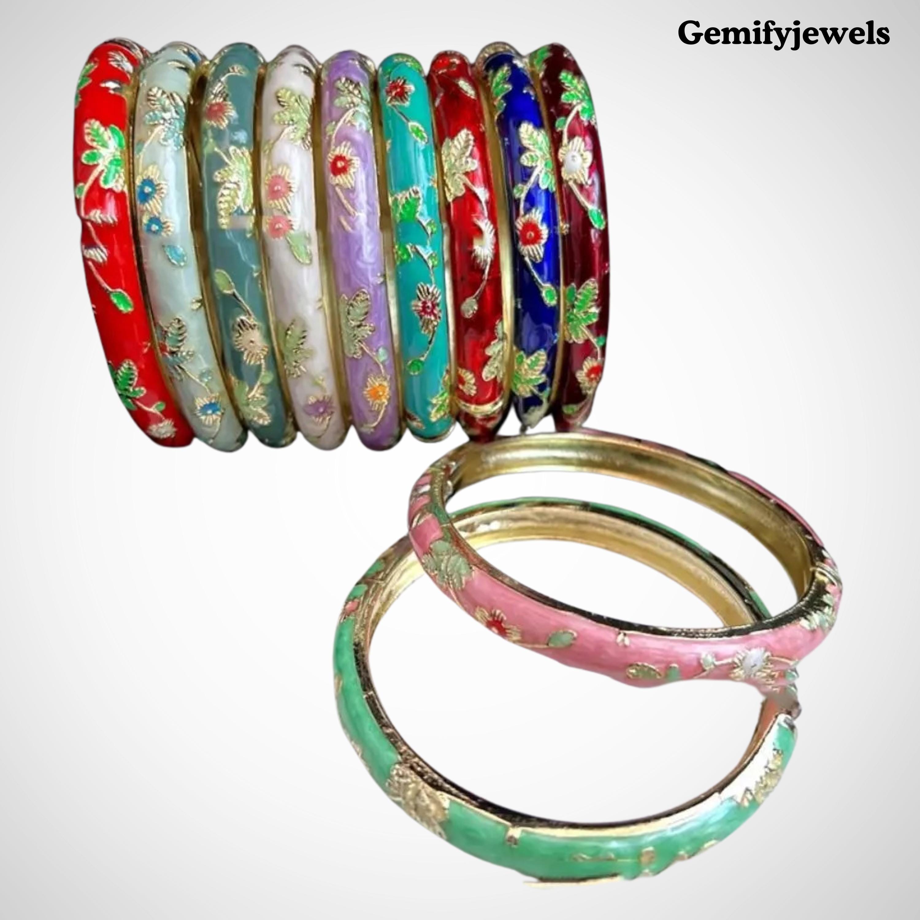 Flower bangles - Etsy 日本