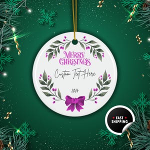 Christmas ornament personalized - personalized Christmas ornament - name personalized ornament - ornament personalized - Christmas gift