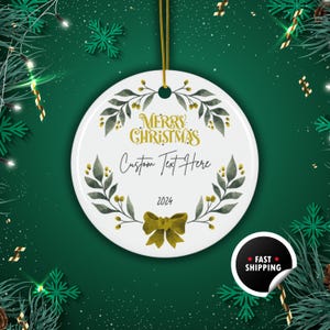 Christmas ornament personalized - personalized Christmas ornament - name personalized ornament - ornament personalized - Christmas gift