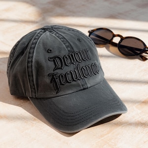 Embroidered Devour Feculence Cap: Lumon Industries Severance Merch