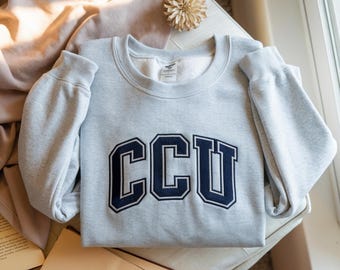 Embroidered CCU Nurse Sweatshirt, Critical Care Crewneck