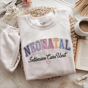 NICU Nurse Embroidery Design: Neonatal Intensive Care Unit Pattern (Instant Download)