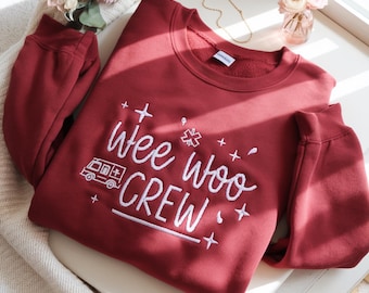 Embroidered Ambulance Sweatshirt, Paramedic Medical Shirt