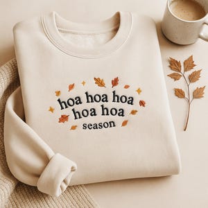 Hoa Hoa Hoa Hoa Hoa Season Embroidered Shirt, Cozy Season Shirt, Twilight Lover Shirt, Forks Sweatshirt, Funny Shirt, Twilight Shirt