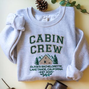 Vintage Custom Camp Bachelorette Party Sweatshirt, Mountain Bride Camp, Hiking Bridal Party gifts, Lake Themed bach party Crewneck