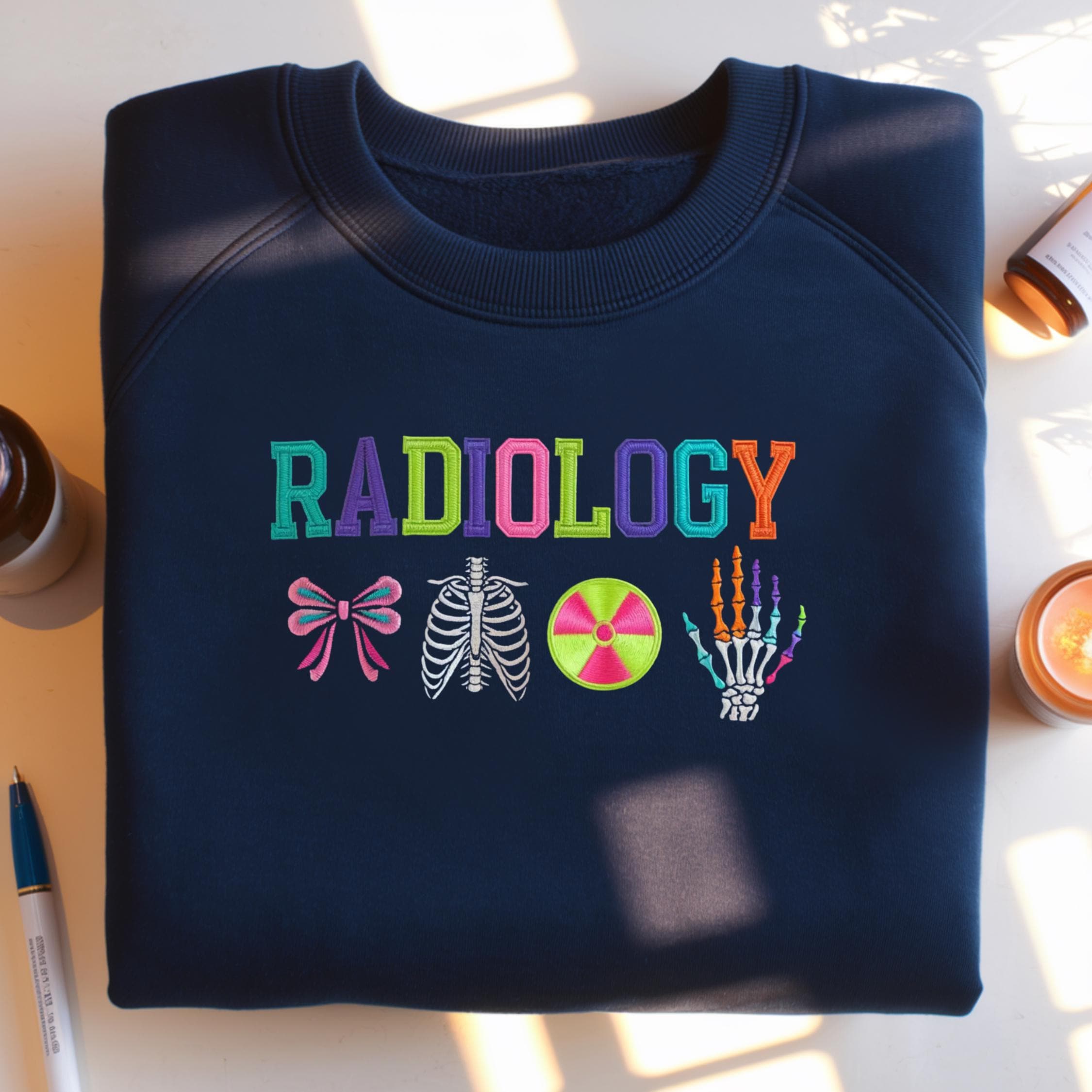 Embroidered Xray Tech Sweatshirt: Radiology Gift, Healthcare