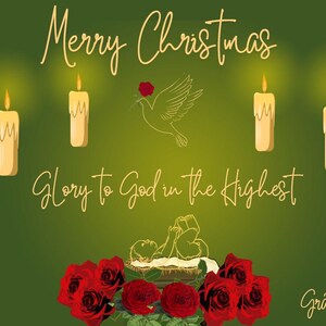 Weihnachtskarte, digitale Datei, Sofort Download, Thanksgiving, Familie, Schenken, Festlich, Feiertage, Freude