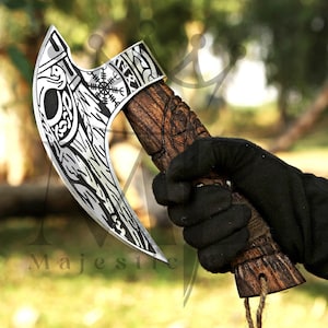 Viking Pizza Cutter Axe, The Original custom hand forged pizza Axe, Personalized gifts, Anniversary Gifts for Her, Valentines gift for him