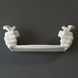 TheStretcher | Sculpture de main poing pour décoration murale Support mural décoratif porte-contrôleur design unique art et fonctionnel