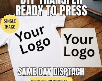 Custom DTF Heat Transfer, Ready to Apply, single image, Full Colour Print