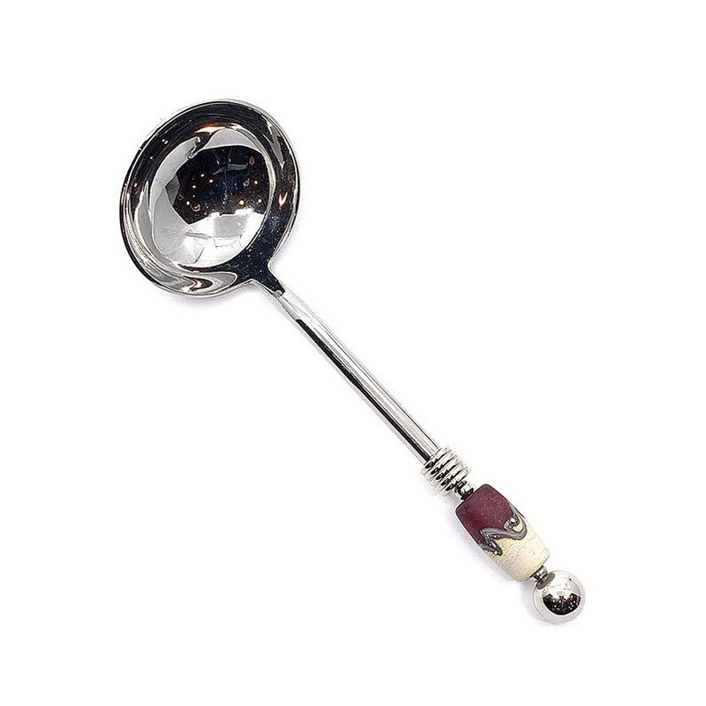 Ladle Small Stainless Steel and Handcrafted Murano Glass by Etsy