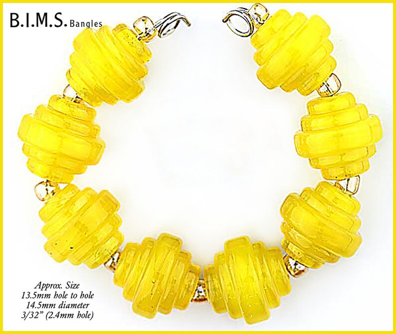 Bims Bangles green lampwork beads Made to Order Lampwork Bead Set Streaky Green Murano Glass Square Baroque lampwork beads