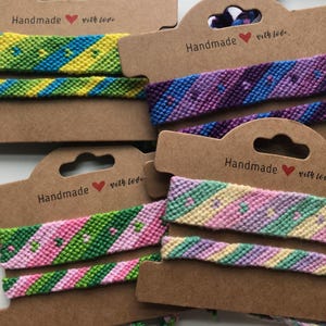 Herz Freundschafts Armband | Handgefertigtes Armband | String Armband | Geflochtenes Armband