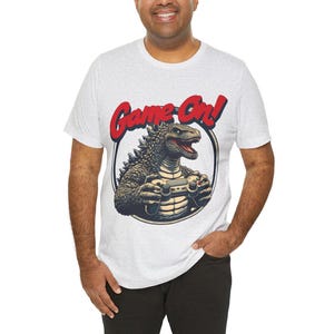 Retro Gamer Tee, Unisex Short Sleeve Shirt, Game On Graphic Tee, Video Game Fan Gift, Casual Gaming Apparel