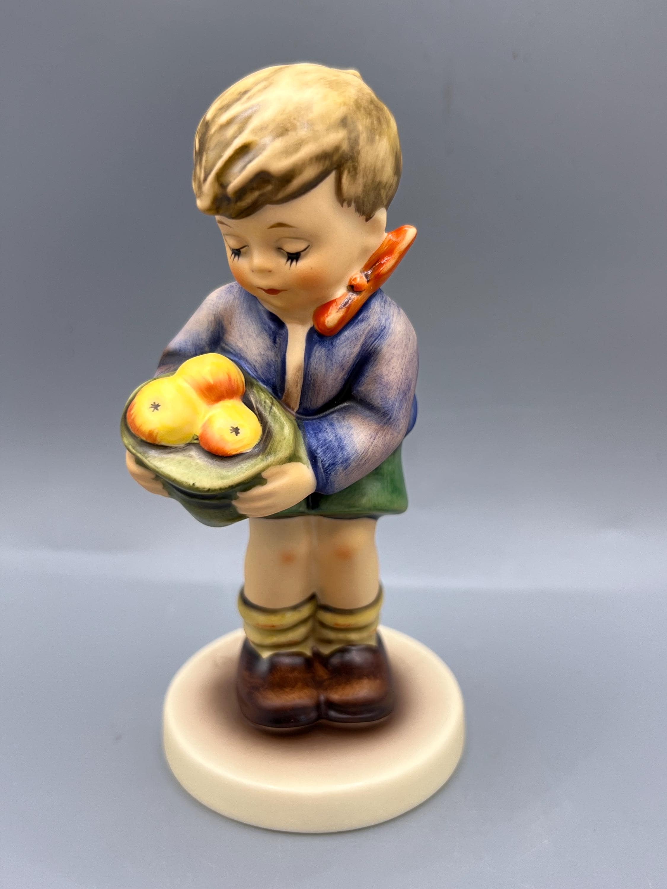 Hummel Figurine Boy With Basket - Etsy