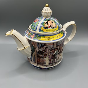 Charles Dickens Teapot - Etsy