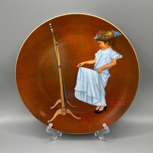 Vintage Norman Rockwell 1980s Collectible Plate Almost Grown Up American Family Series II