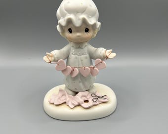 Vintage 1983 Precious Moments Figurine: 'You Have Touched So Many Hearts'
