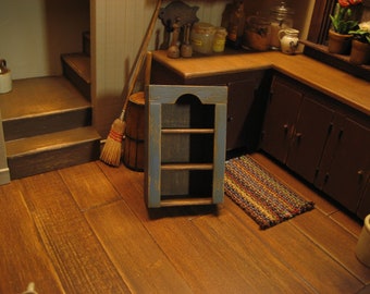 Dollhouse Miniature Cabinet Shelf