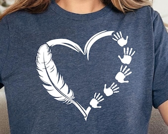 Indian Woman Shirt, Indigenous Tee, MMIW Tank Top, Native American Tee, Indian Love Tee, Woman Awareness Tee, Feather Shirt, Feminism Tshirt