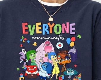 Autism Feeling Shirt, Everyone Communicates Differently Tee, Neurodiversity Tee, Comfort Colors, Autism Awareness Tee, Special Education Tee