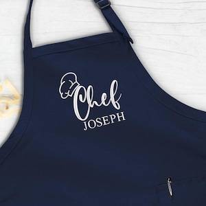 Embroidery Apron, Custom Apron, Custom Embroidery Gift, Chef Apron, Cook Apron Gift, Name Apron, Gift For Chef, Bakery Apron, Mommy Apron