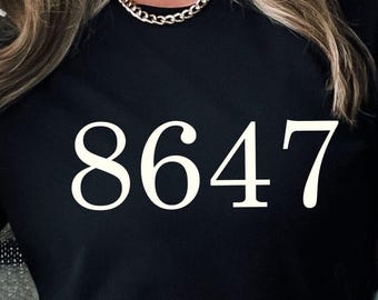 8647 Shirt, Reject 47 Shirt, Anti Trump Shirt, Protester Tank Top, Resist Tee, Women Rights Wear, Equality Shirt, Activist Tee, Feminist Tee